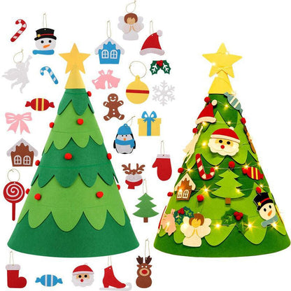🎄 Felt Christmas Tree – Fun, No-Mess Holiday Magic! 🧬✨