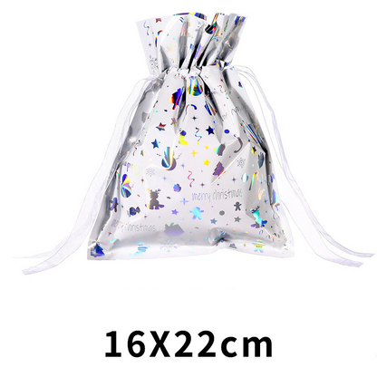 Christmas Drawstring Gift Bags