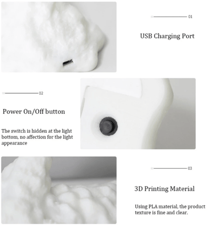 🔥3D Printed Dynamic Balance Dragon LED Night Light🐲