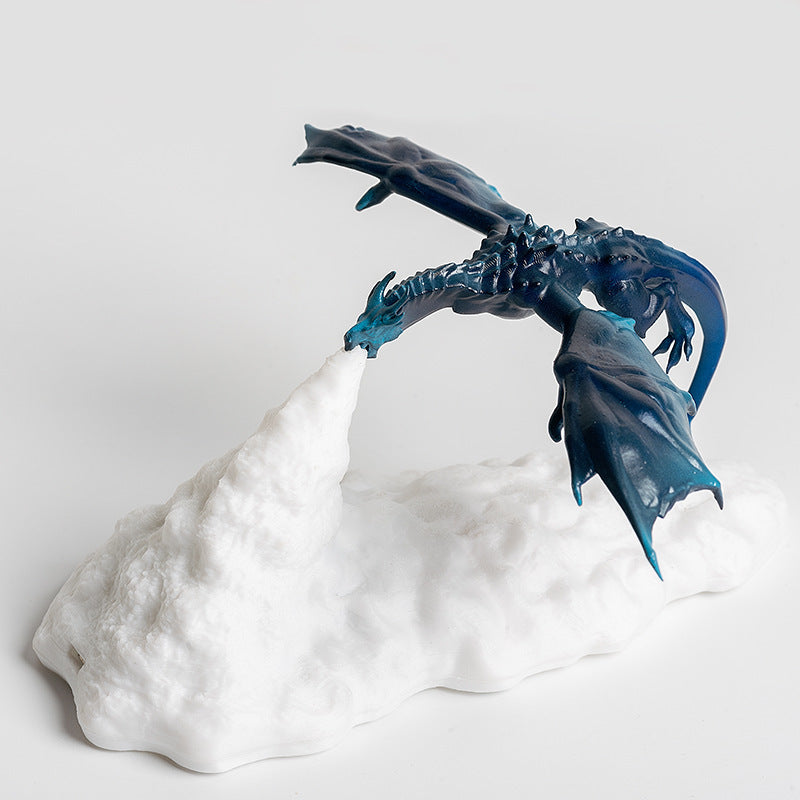 🔥3D Printed Dynamic Balance Dragon LED Night Light🐲