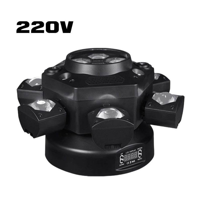 🎉Multi-Beam LED Atmosphere Light – 16 Colors, Remote Control & Easy Installation📦