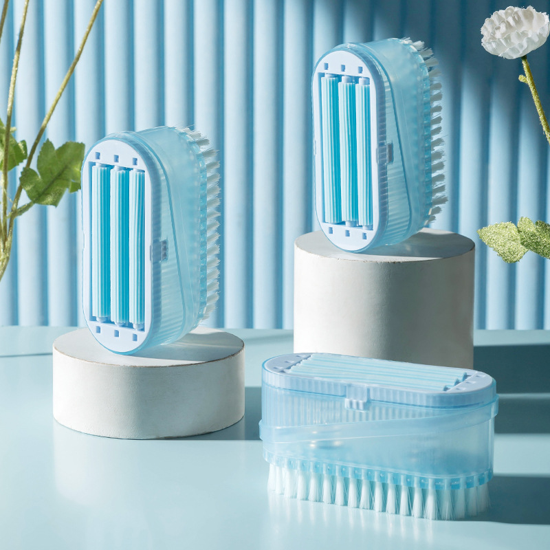 Multifunctional Soap Box with Roller & Scrubber