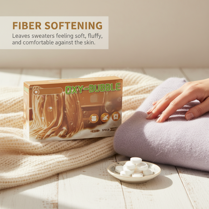 ✨Buy 1 Get 1 Free🧶 Sweater Revive Effervescent Tablets – Anti-Shrink, Restores Softness & Safe for Colors 🧺
