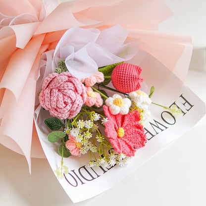 🔥Handmade Delicate Crochet Flower Bouquet