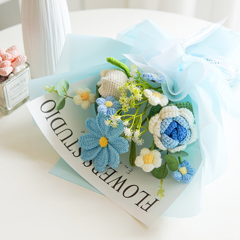 🔥Handmade Delicate Crochet Flower Bouquet