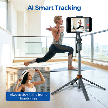 AI Tracking Gimbal with Dual Fill Lights