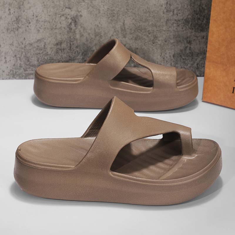 Trendy Toe-Loop Platform Sandals – Lightweight & All-Match for Daily Wear