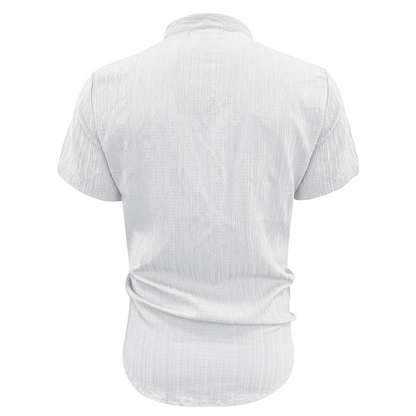 ✨New Arrival👕Men's Summer Stand Collar Short Sleeve Shirt