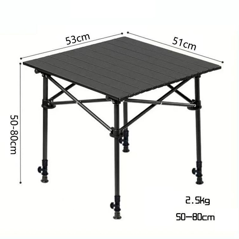 🌄New arrival🏕️ Portable Camping Table – Folding, Carbon Steel, Quick Setup🪑