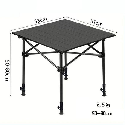 🌄New arrival🏕️ Portable Camping Table – Folding, Carbon Steel, Quick Setup🪑