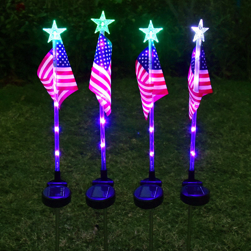 ✨Outdoor Solar Flag Stake Lights
