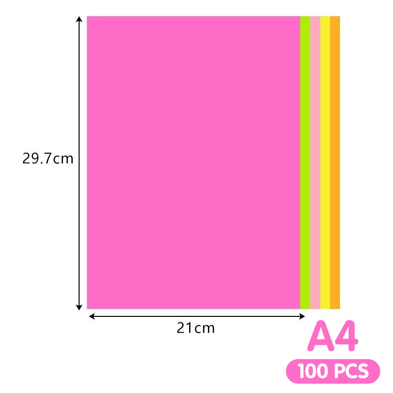 Colorful A4 Copy Paper Set for Crafts