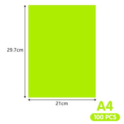 Colorful A4 Copy Paper Set for Crafts