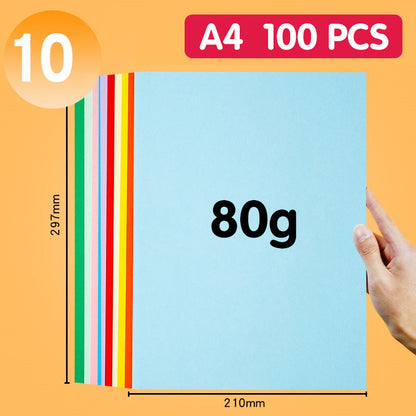 Colorful A4 Copy Paper Set for Crafts