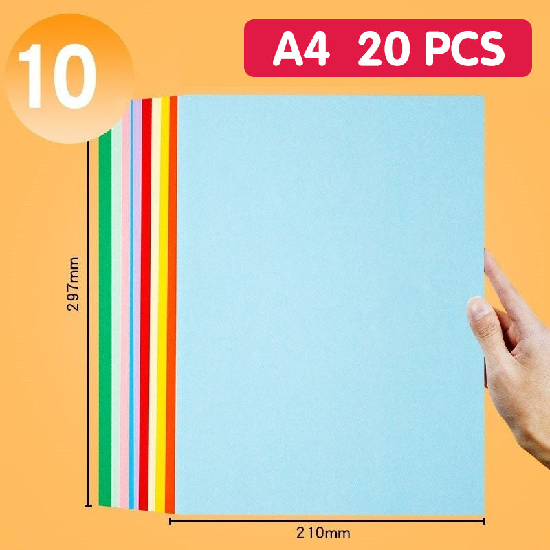 Colorful A4 Copy Paper Set for Crafts