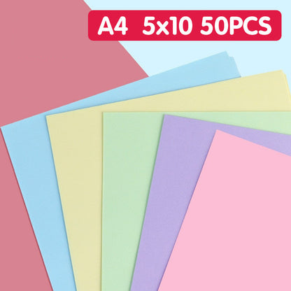 Colorful A4 Copy Paper Set for Crafts