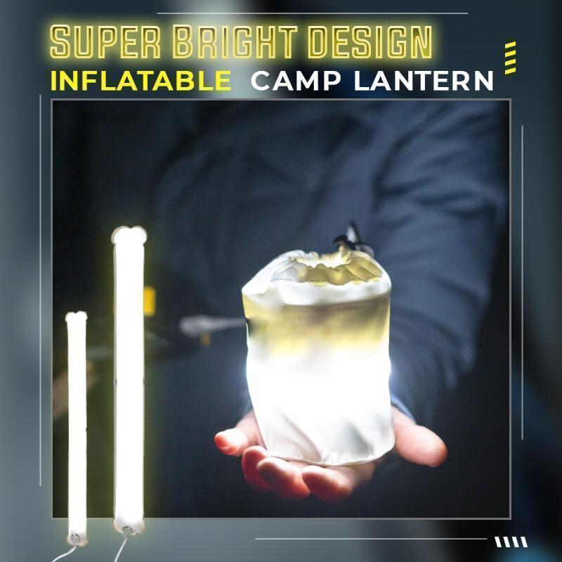 🏕️💨 Inflatable Go-Anywhere Camp Lantern – Collapsible, Lightweight, USB Rechargeable, Water Resistant. Perfect for Camping, Hiking, or Emergency Kits! 🔦✨🌲