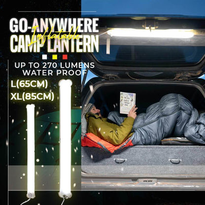 🏕️💨 Inflatable Go-Anywhere Camp Lantern – Collapsible, Lightweight, USB Rechargeable, Water Resistant. Perfect for Camping, Hiking, or Emergency Kits! 🔦✨🌲