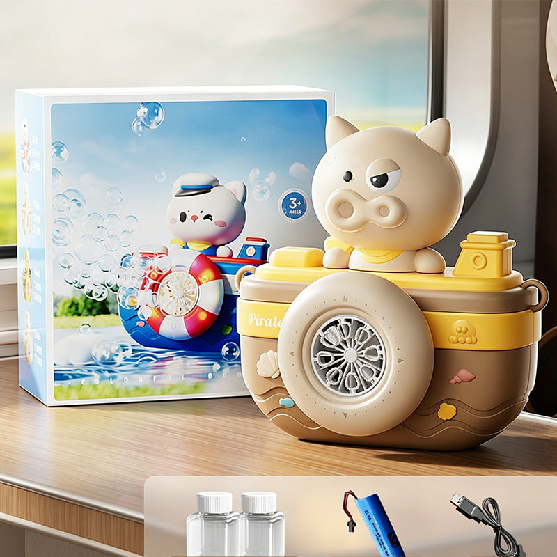 Sailor Animal Boat Bubble Machine