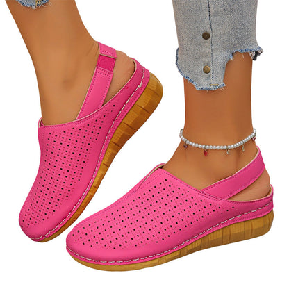 🏖️👡 Women’s Perforated Sandals – All-Day Comfort with a Chic Lift 💖