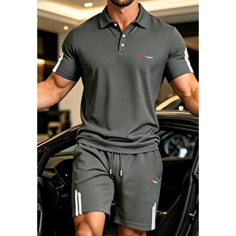 🔥Men's Casual Short-Sleeve Shorts Set