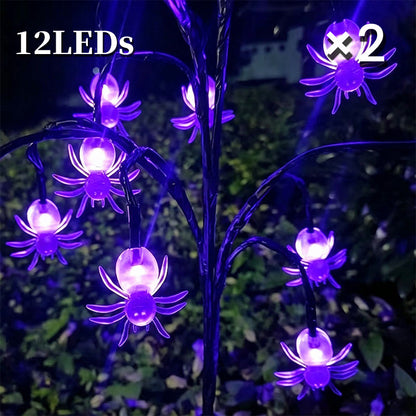 🎃🦇 43% OFF!👻Waterproof Halloween Pumpkin Solar Branch Lights