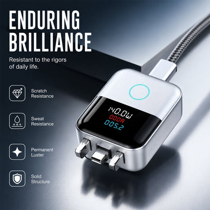 🔋⚡ Smart Charging Protector — 140W USB-C, Auto Disconnect