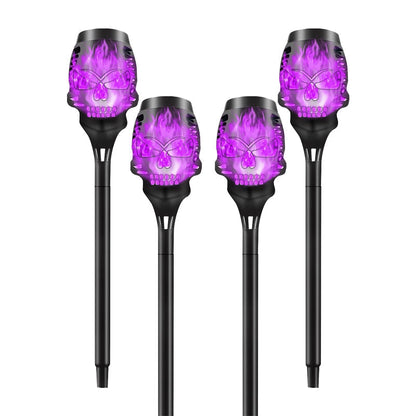 🎃 Halloween Deal | Solar Skull Stake Lights