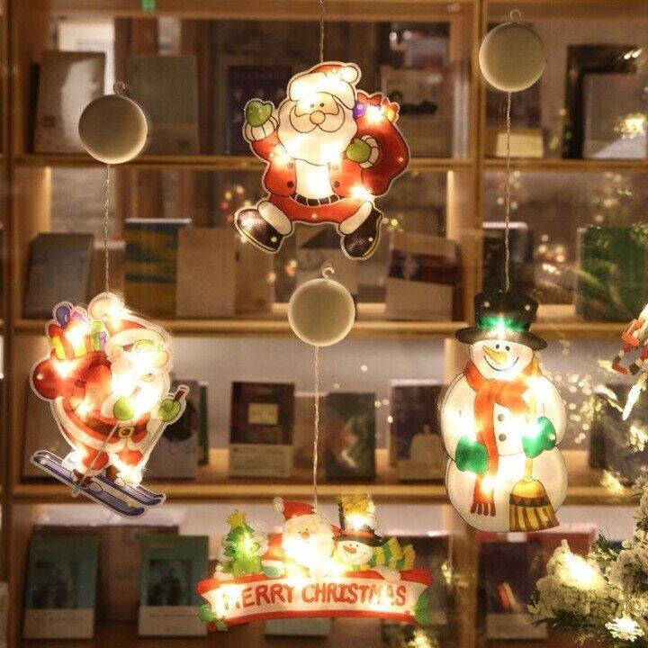 Christmas Window Hanging Lights
