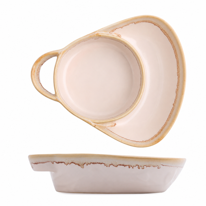 🍲 Retro Ceramic Divided Baking Dish – Vintage Style, Dual Compartments & Elegant Dining for Every Occasion ❤️
