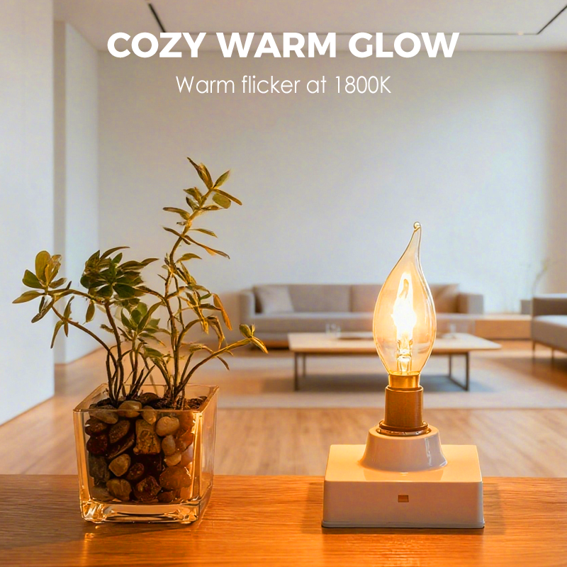 LED Flickering Flame Decoration Light Bulbs